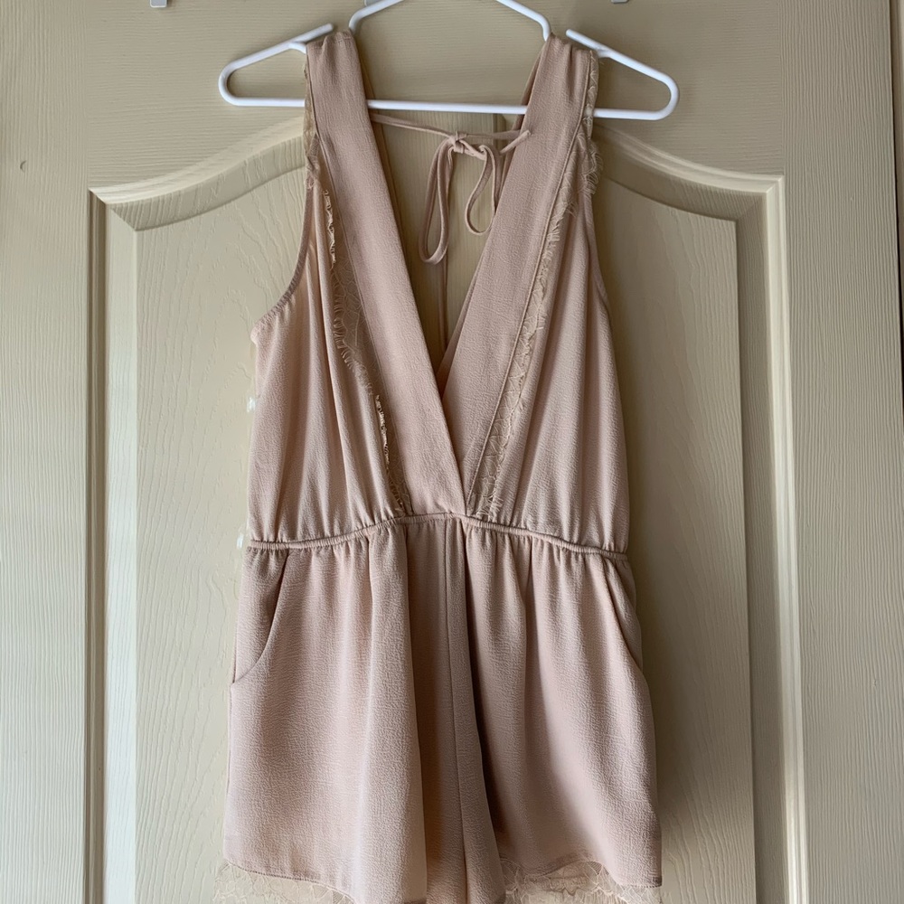 Francesca’s Cream Colored Romper